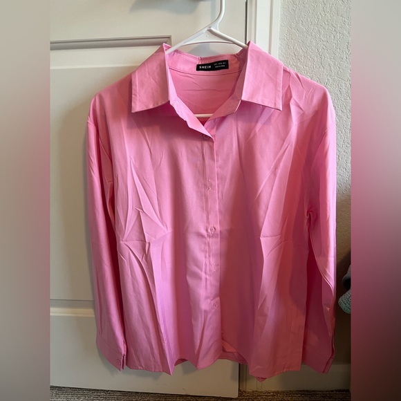 Pink Button Up - Picture 1 of 3